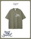 The Lord is my Shepherd | Psalm 23:1 - WHITE CALLIGRAPHY Unisex Pure Cotton T-Shirt