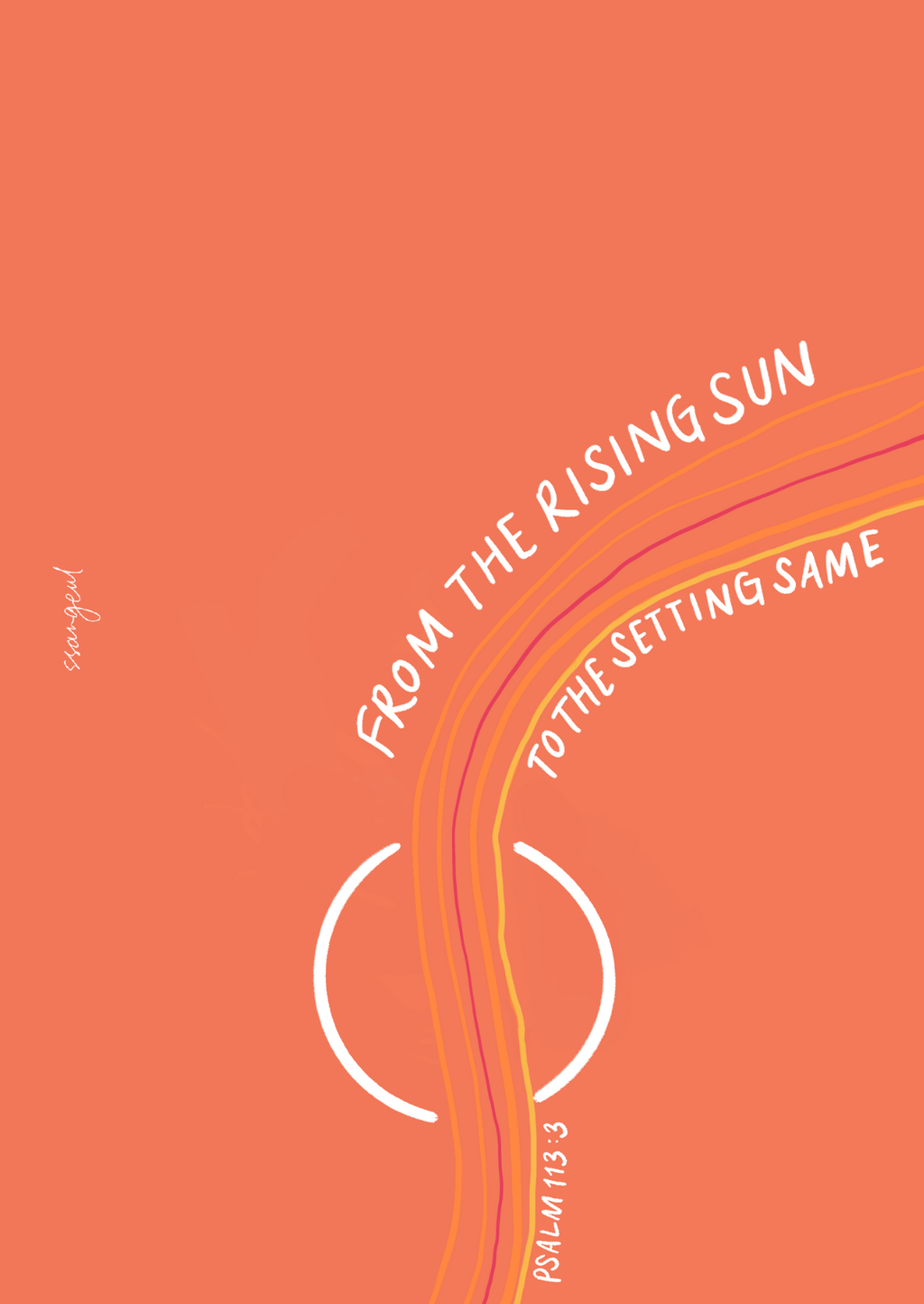 Handmade Scripture Calligraphy Postcards