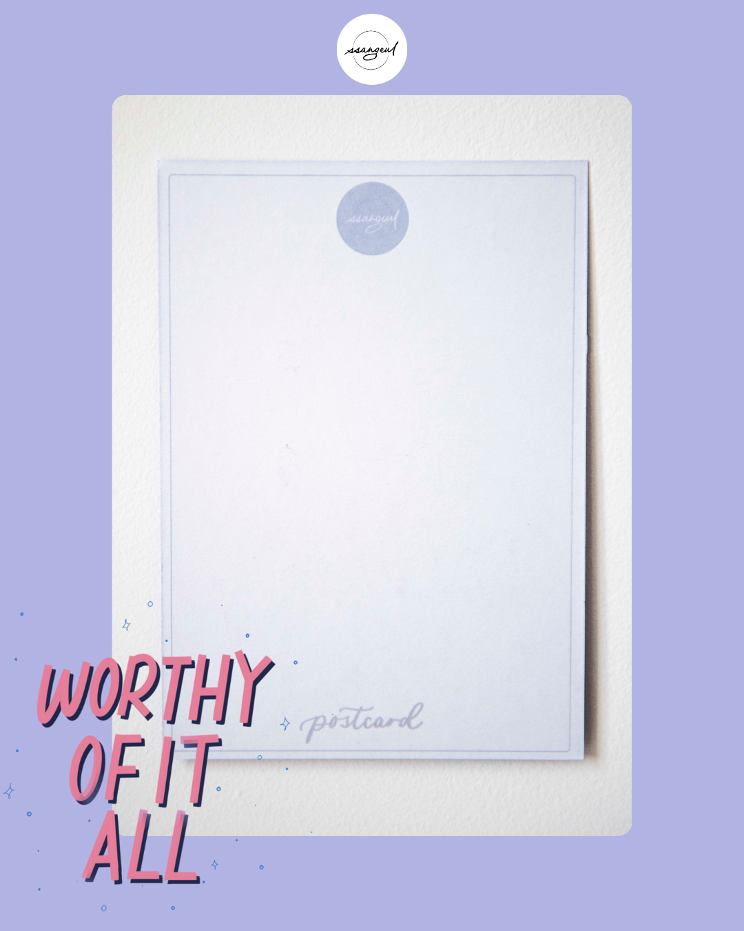 Handmade Scripture Calligraphy Postcards