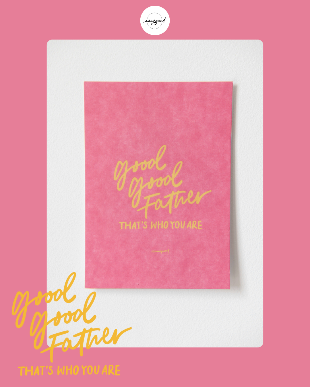 Handmade Scripture Calligraphy Postcards