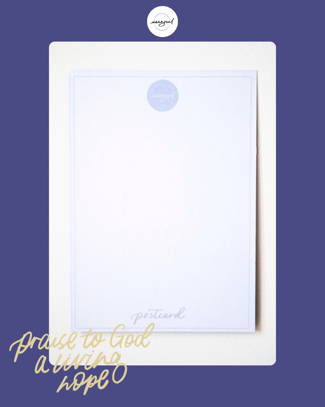 Handmade Scripture Calligraphy Postcards