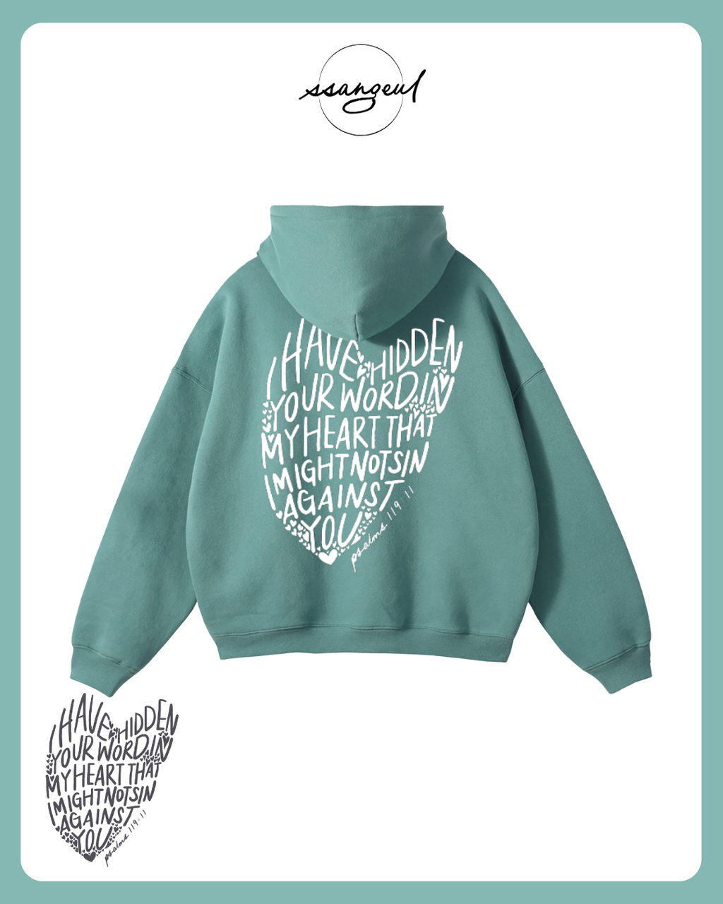 Psalm 119:9 - Oversized Hoodies