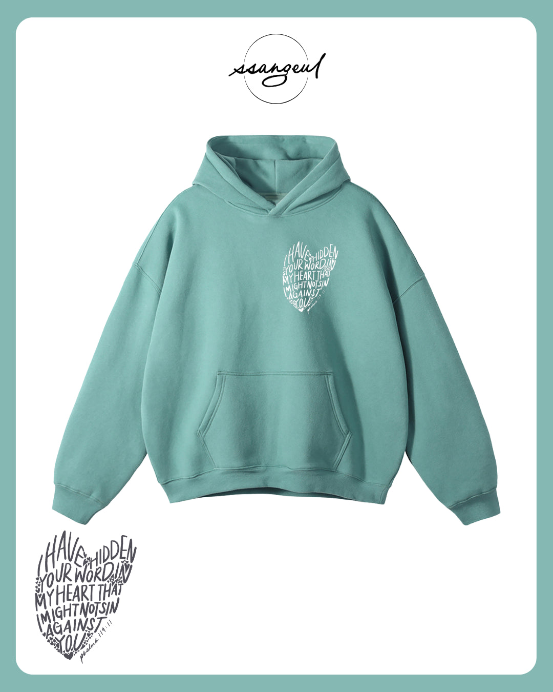 Psalm 119:9 - Oversized Hoodies